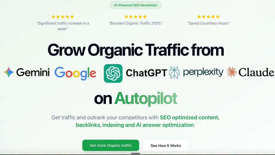 SEOPro AI product demo preview