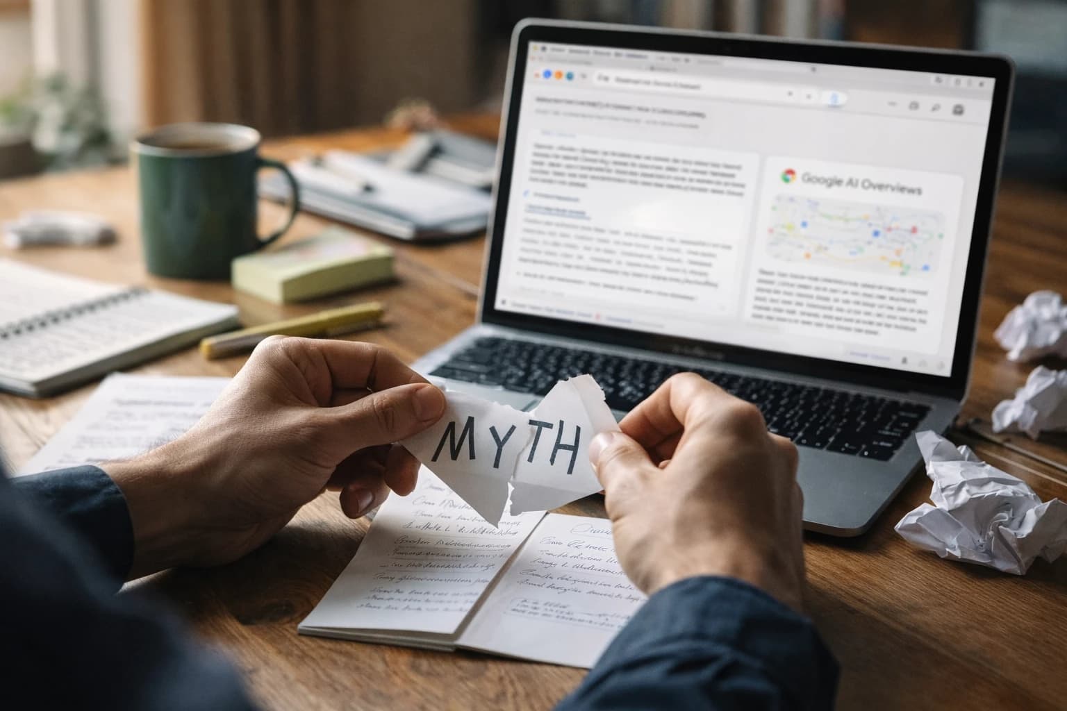 7 Google AI Overviews Myths Debunked