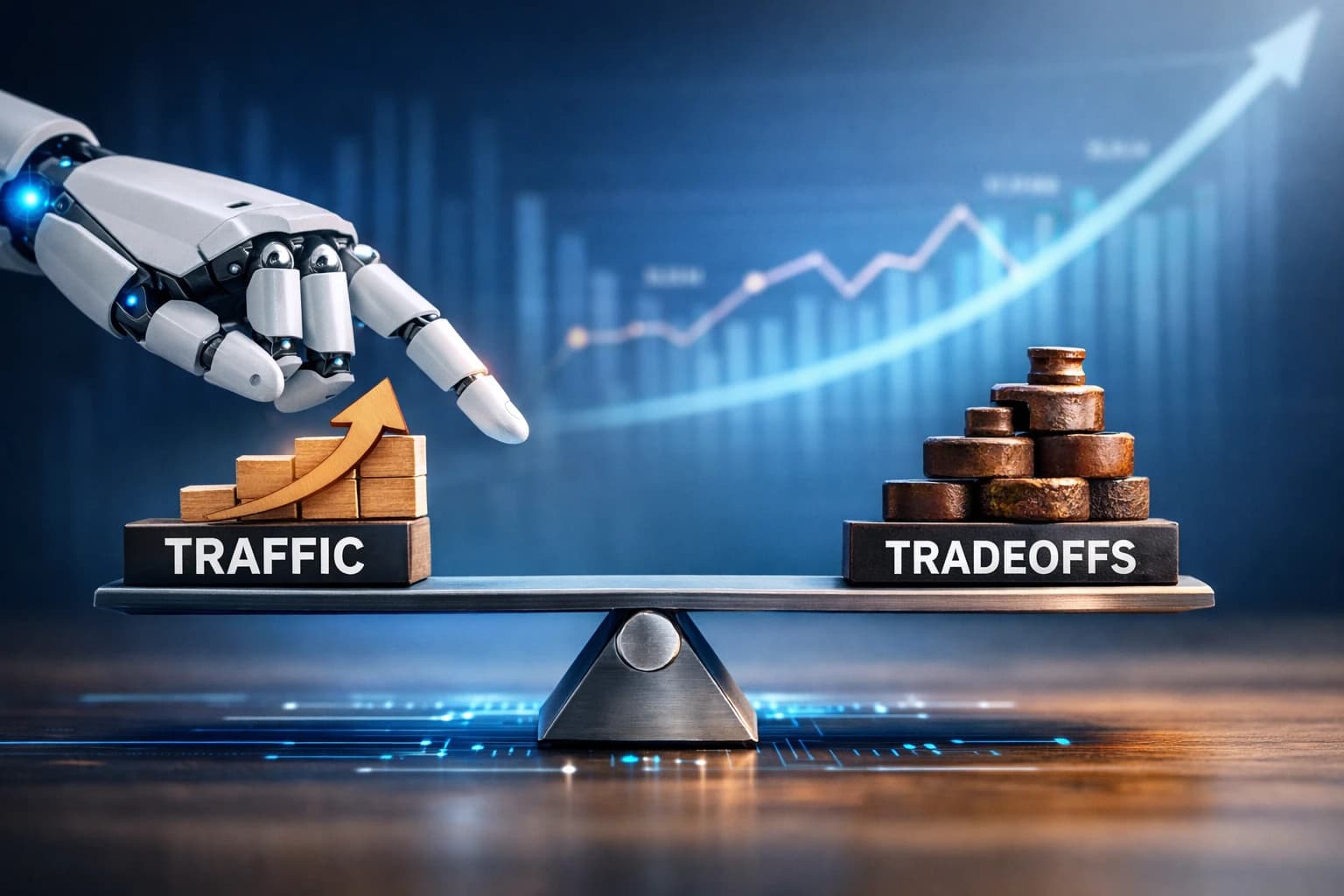 What Are the Real Tradeoffs of Scalable Organic Traffic Growth with an AI-First SEO Platform? Questions Answered